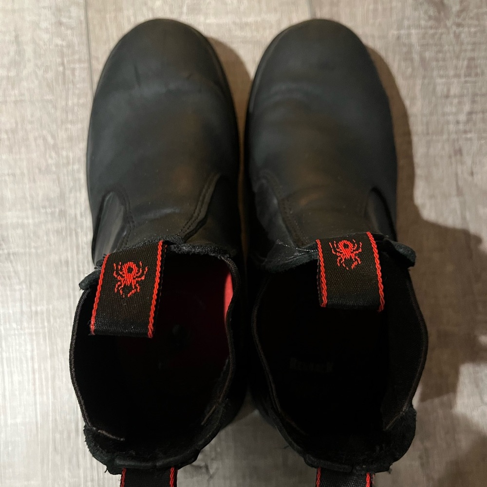 Red back boots